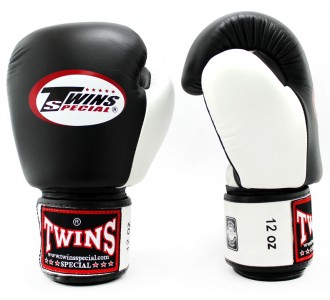 Боксерские перчатки Twins Special (BGVLA-2 black-white)